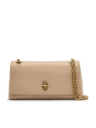 MARC JACOBS | Ledertasche - Mini Bag THE DUAL CHAIN WALLET | braun